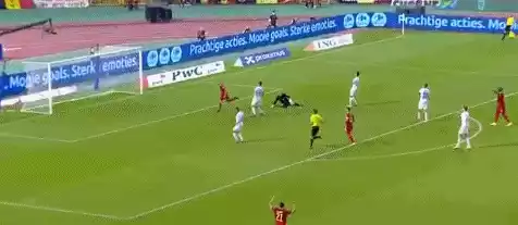 世预赛-卢卡库百场传射 阿扎尔进球比利时3-0捷克